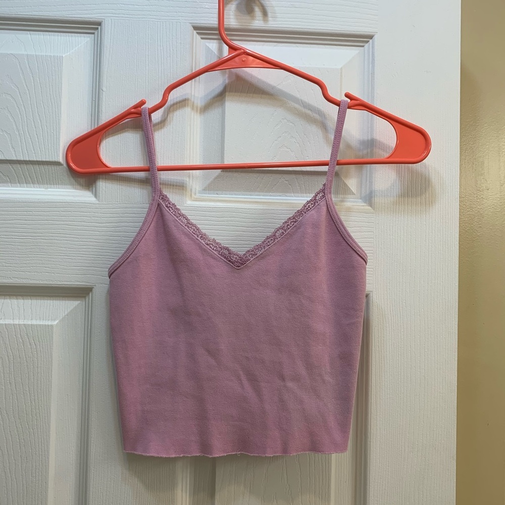 Brandy Melville Nicolette lace tank